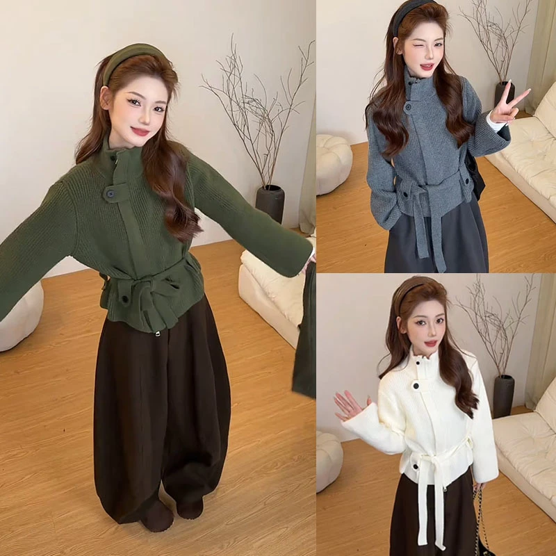 超火时尚穿搭女2025新款韩版气质通勤上衣百搭休闲裤两件套