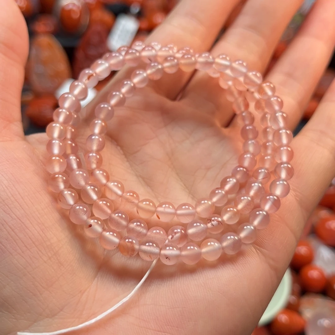南红玛瑙手串5mm未镶嵌