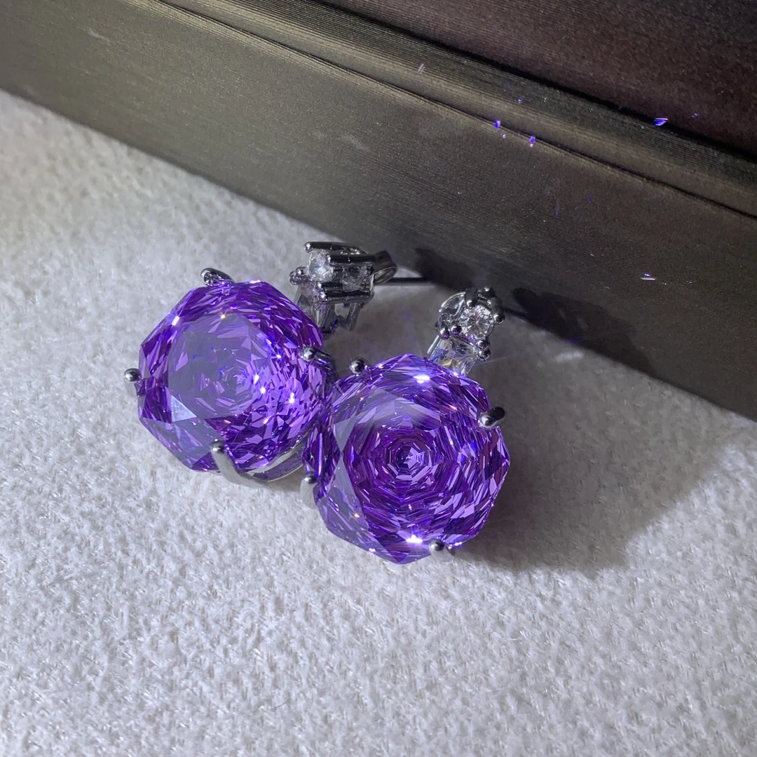 6109/4461/6074【耳环】轻奢精品白金色女士耳环赠礼盒