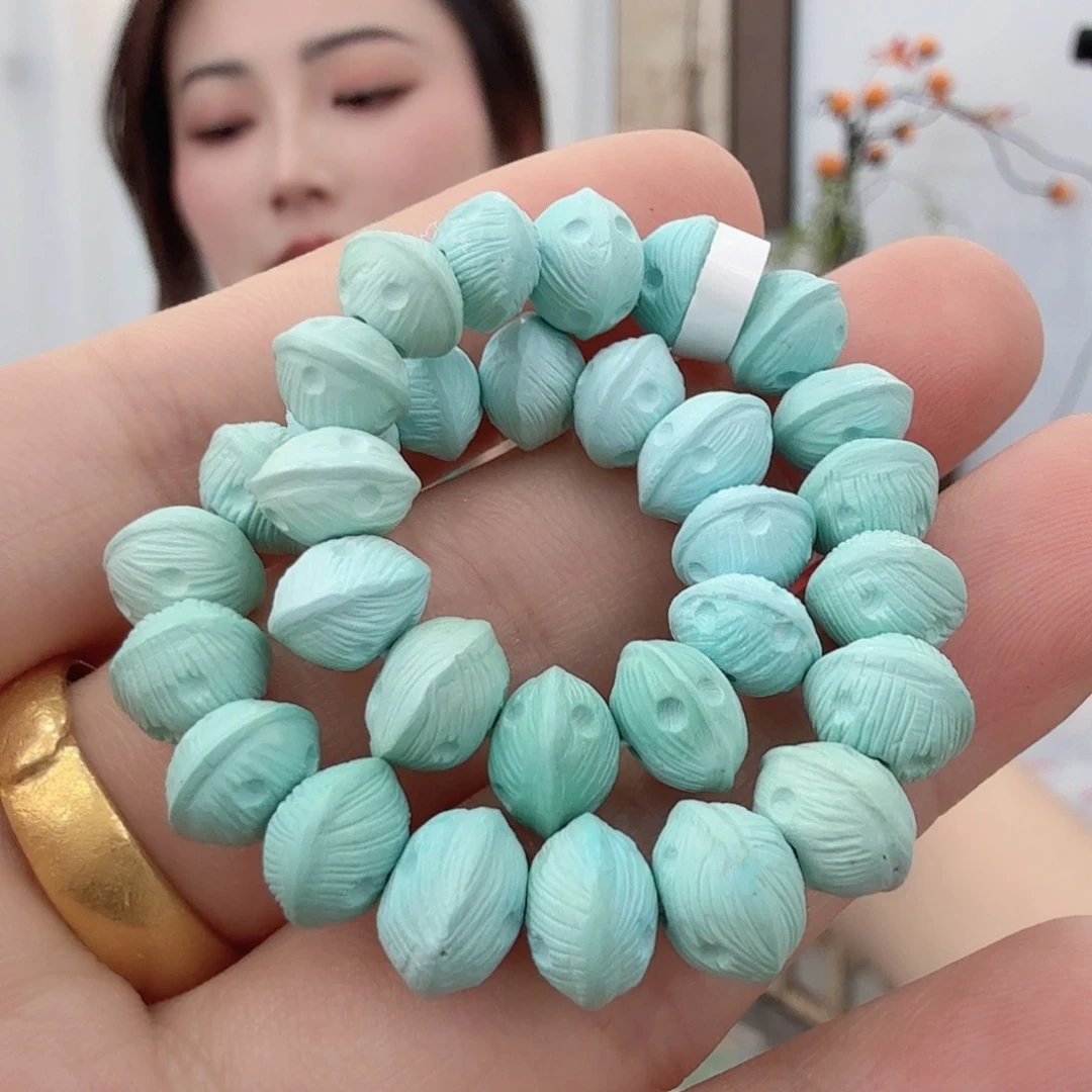 绿松石未镶嵌珠宝半成品