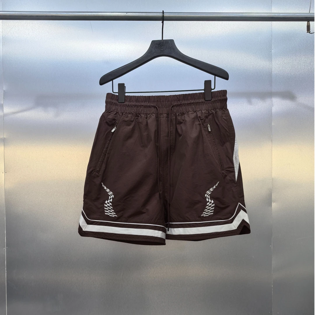 B05-32505-KIO夏款时尚拼色设计宽松百搭休闲抽绳短裤