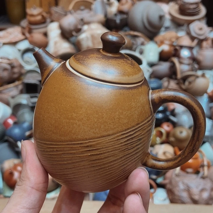 柴烧老岩泥高端茶器