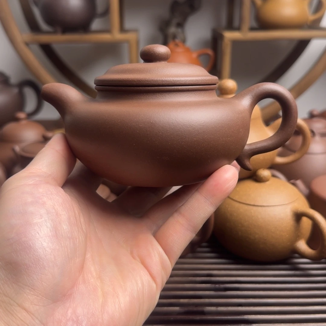 紫砂茶壶仿古300cc台西嫩底槽清