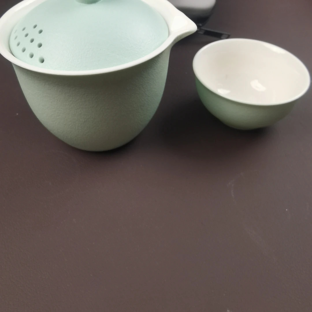 1503苹果绿路宝釉一壶三杯