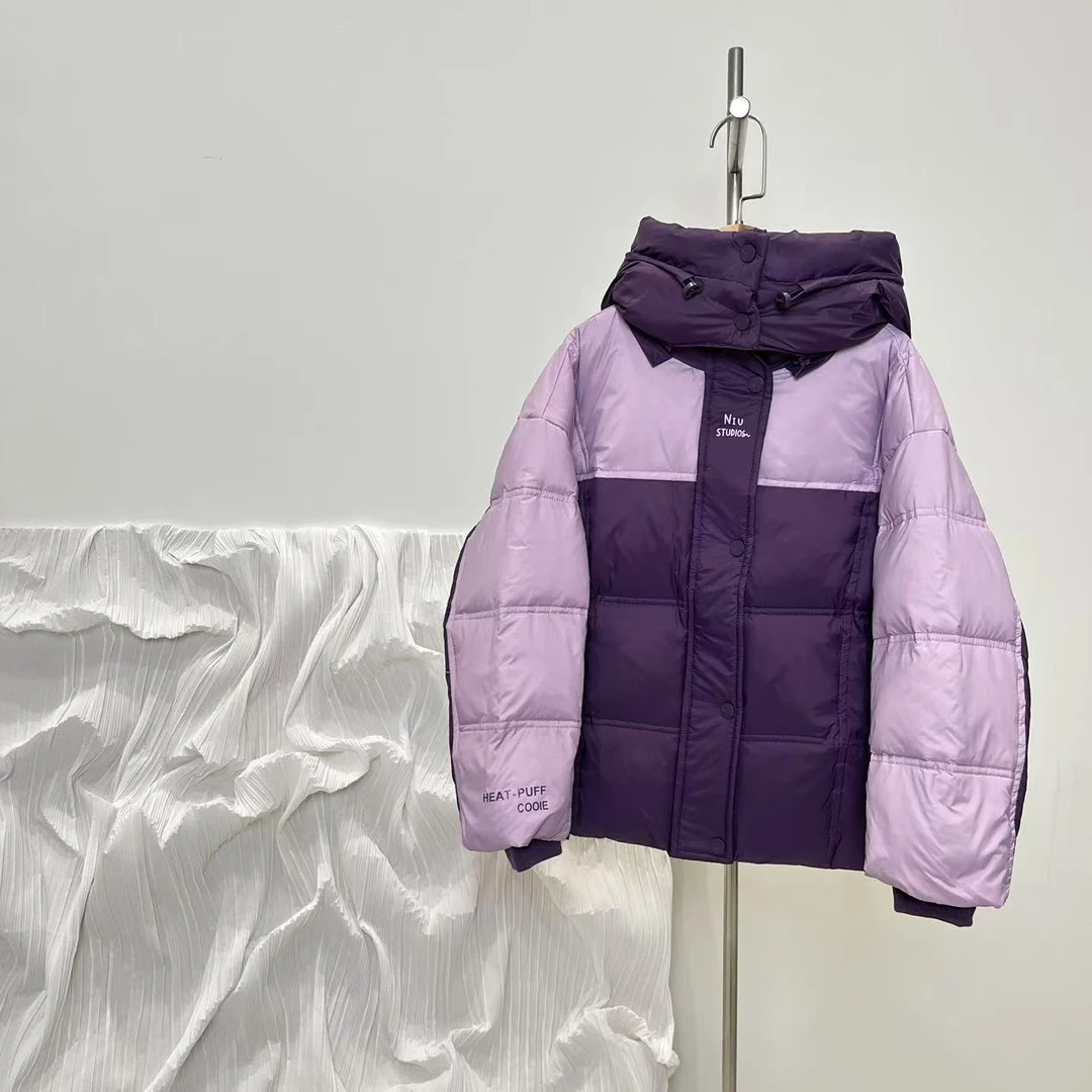 秋冬羽绒服葡萄紫 4233铂系