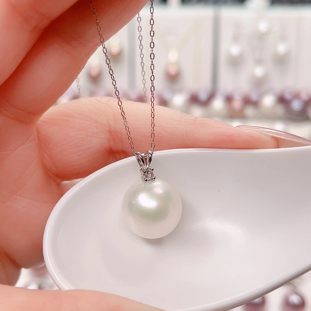 淡水珍珠吊坠(赠链)合金