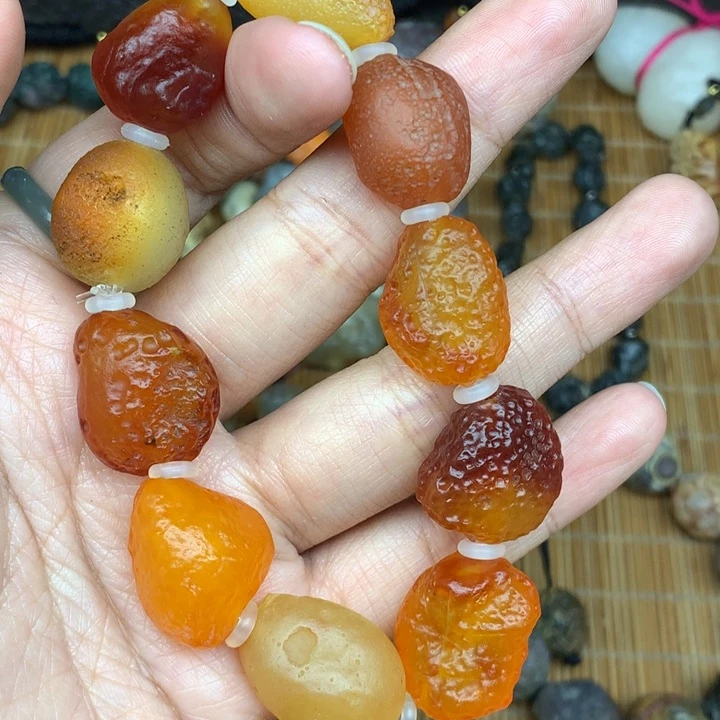 玛瑙/玉髓珠宝半成品未镶嵌然**物