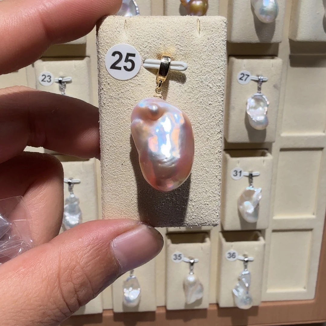 颈饰合金淡水珍珠