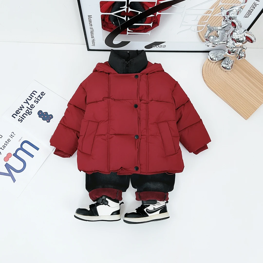 儿童棉服男童冬加厚棉衣2025新款冬装 D-BQ241256H 悠悠童话童装