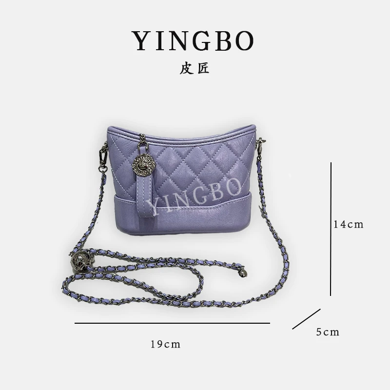 【英柏甄选】ZT-D7158-海葵紫 然与纯小众设计感时尚单肩百搭女包