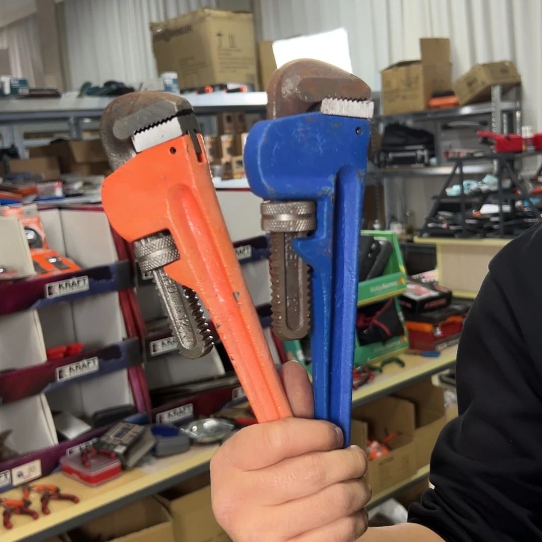 A51水管钳瑕疵锈迹12寸一把颜色随机