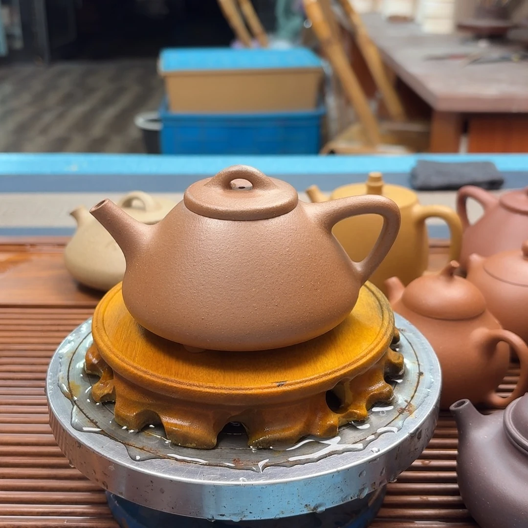 茶壶紫砂半手工制作