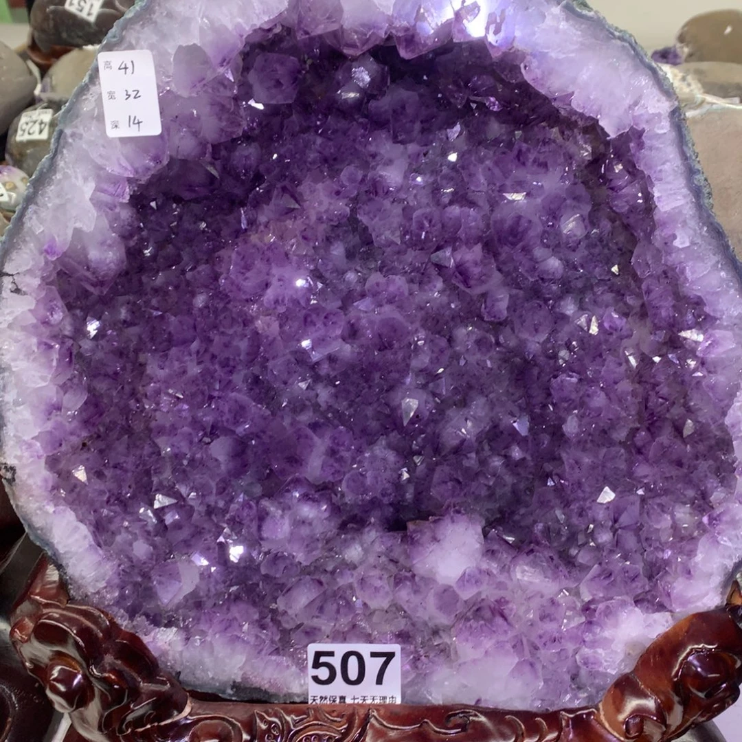 摆件水晶未镶嵌晶洞41*32*14