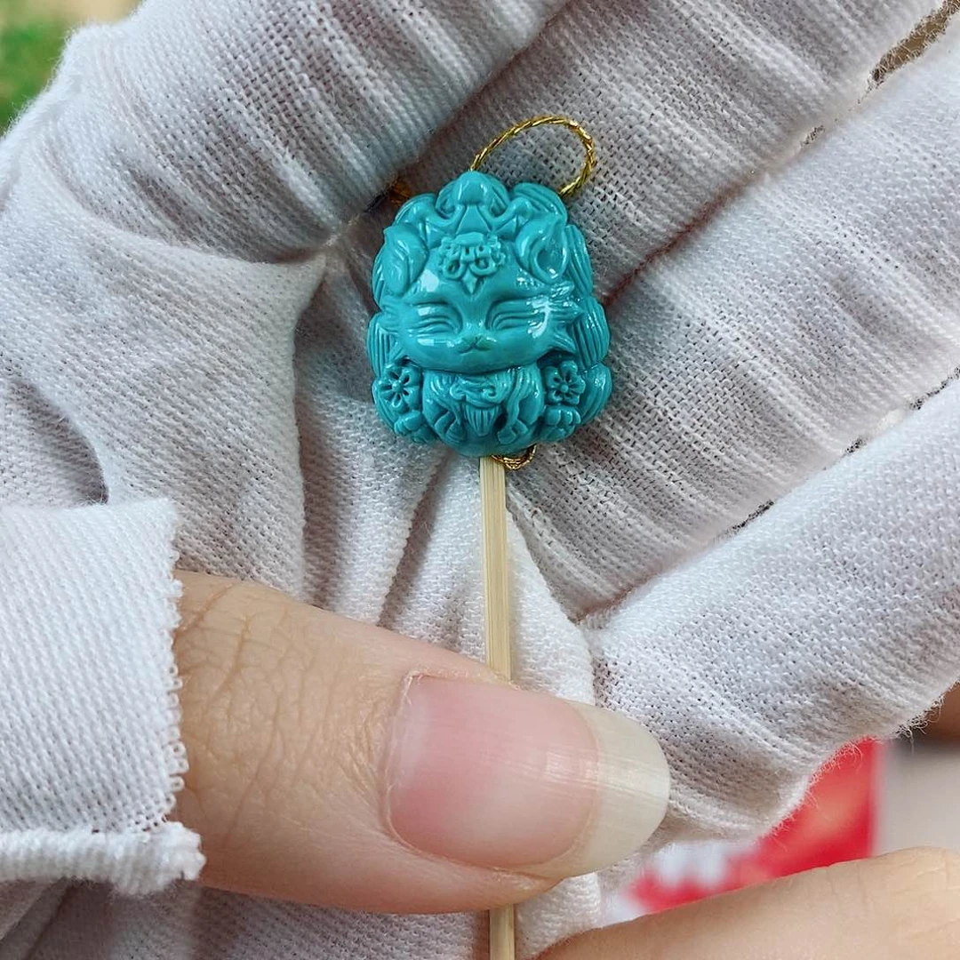 未镶嵌绿松石珠宝奇石