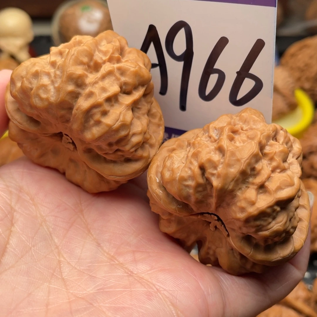 桃核把件蛤蟆头44