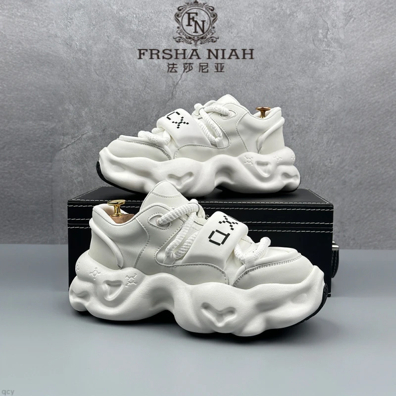 法莎尼亚老爹鞋男新款时尚增高爆款厚底运动时尚百搭潮鞋舒适痞帅