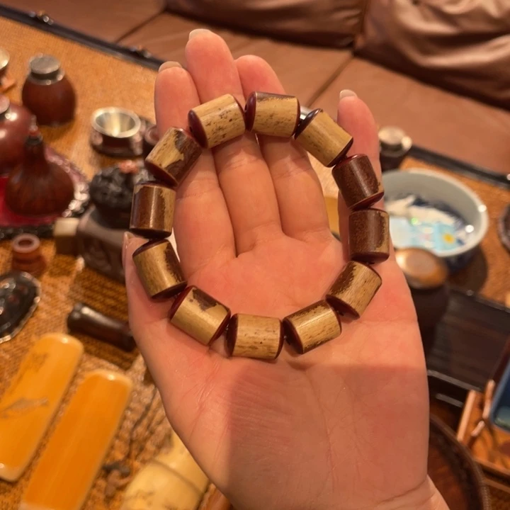 紫砂石头手窜竹制