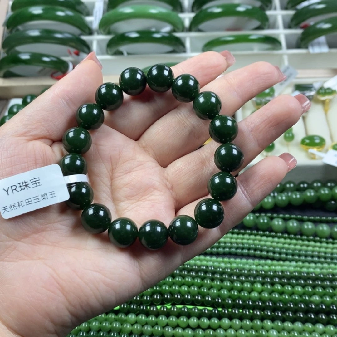 和田玉（碧玉）手串未镶嵌