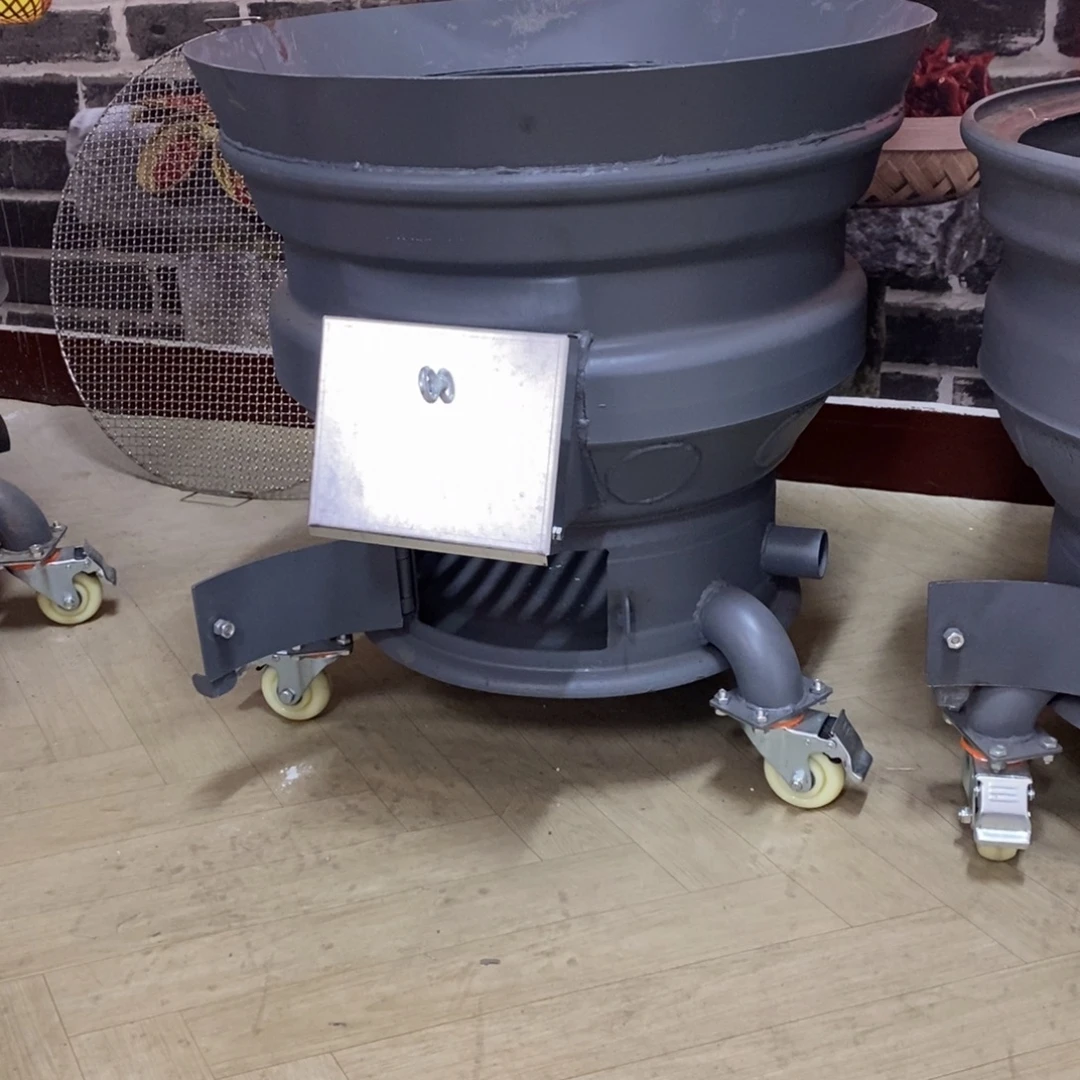 寿***院手提篮塑料喇叭口双轮毂两台➕一套炉圈