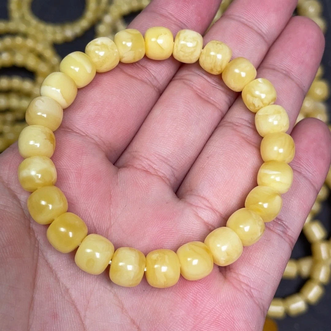 蜜蜡未镶嵌裸石蜜蜡手串8.8 mm