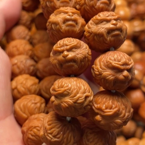 猴头核桃手串漂*者悟空