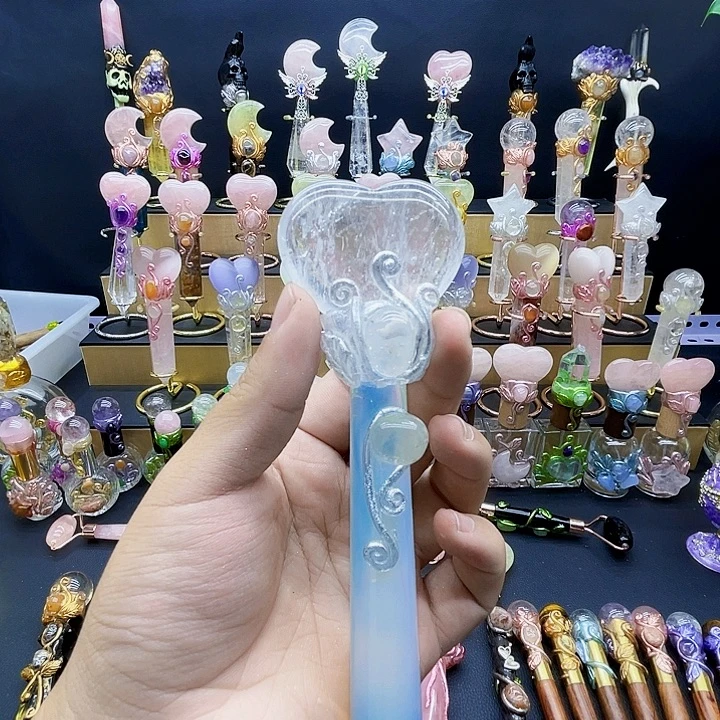 哟***～未镶嵌珠宝半成品紫晶水晶