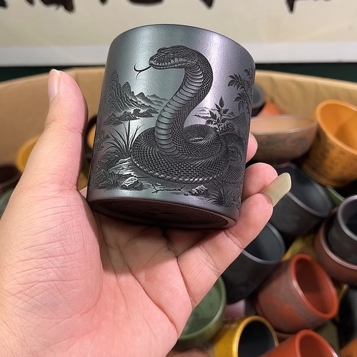 茶杯紫砂全手工紫砂主人杯