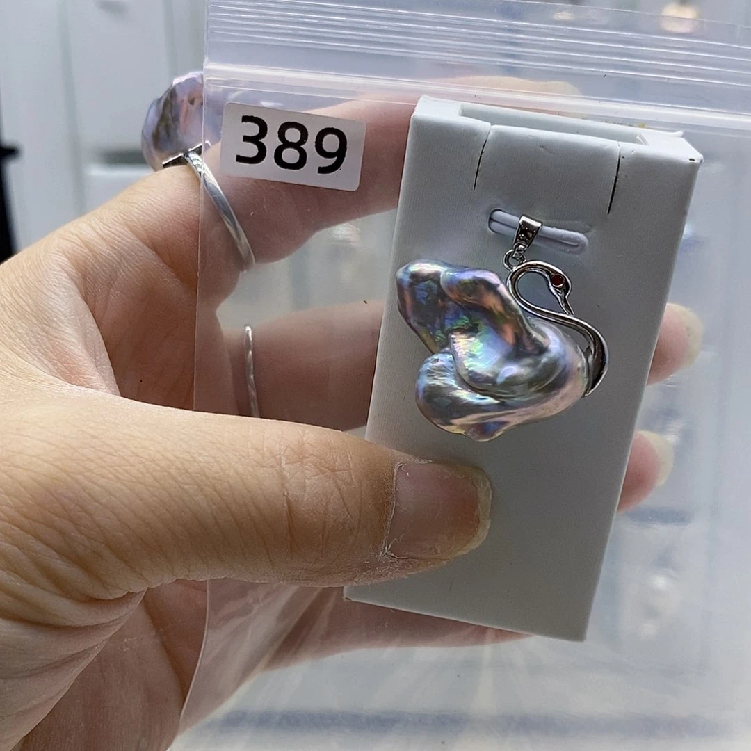 颈饰合金淡水珍珠