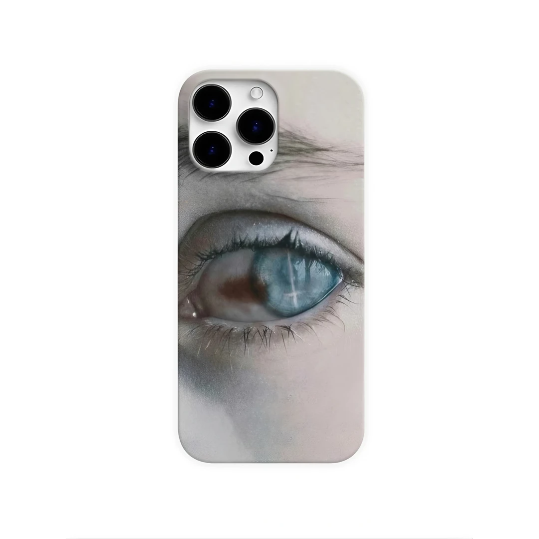 小众EYE手机壳潮牌14创意苹果iphone16pro艺术情侣权威15pro13/12