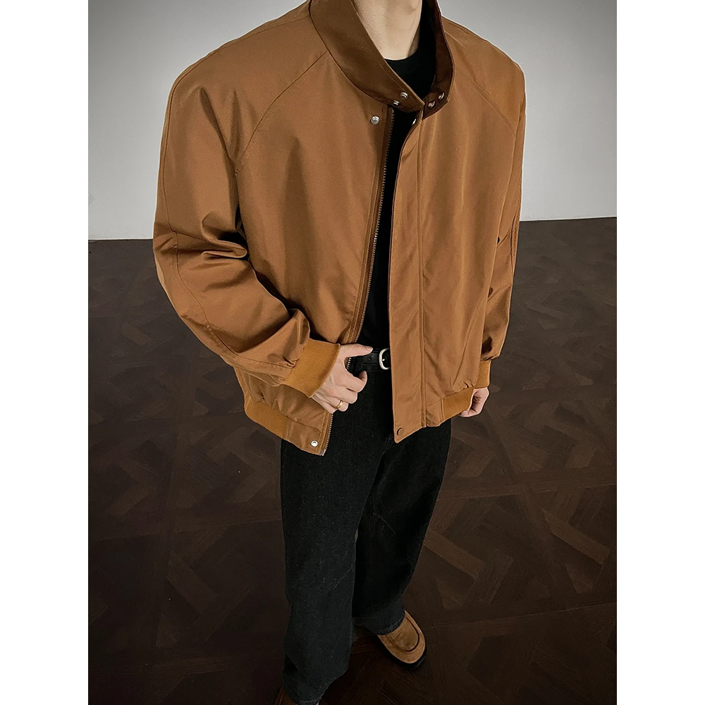 cleanfit短款哈灵顿G9外套男秋季潮牌bomber飞行员夹克美式棒球服