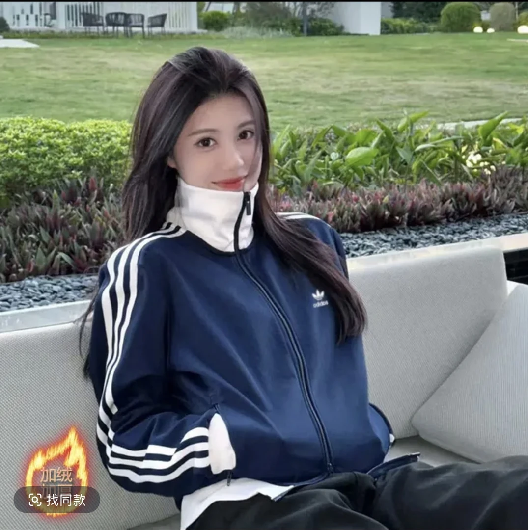 【撤柜福利】朴成训同款 秋冬加绒加厚保暖外套 男女同款立领夹克