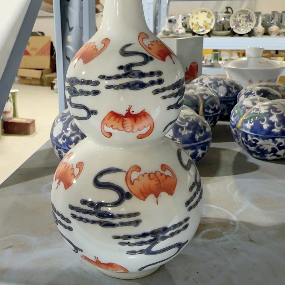 手绘瓷器，全部处理