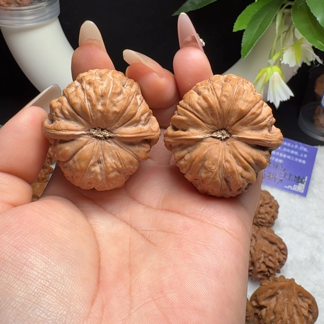文玩核桃把件42南瓜墩