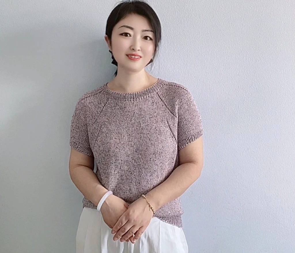 织{夏芸}款桑蚕丝莱赛尔七彩亮片线团 一两（50克）价格