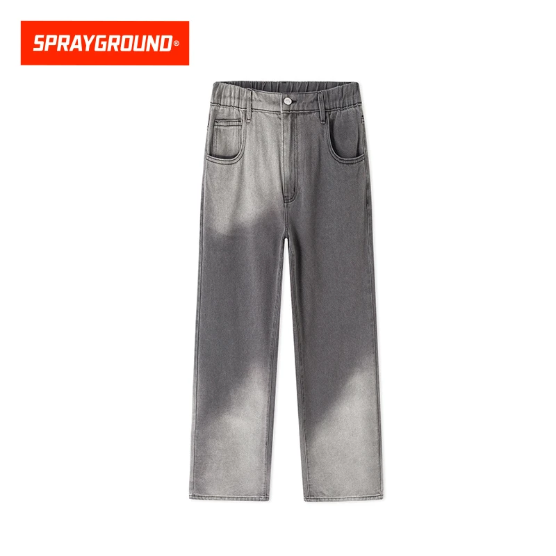 SPRAYGROUND鲨鱼嘴牛仔长裤水洗渐变直筒潮流复古HD WE112205