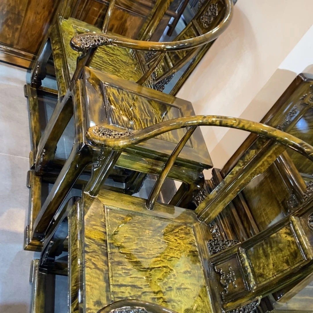 楠木皇宫椅三件套