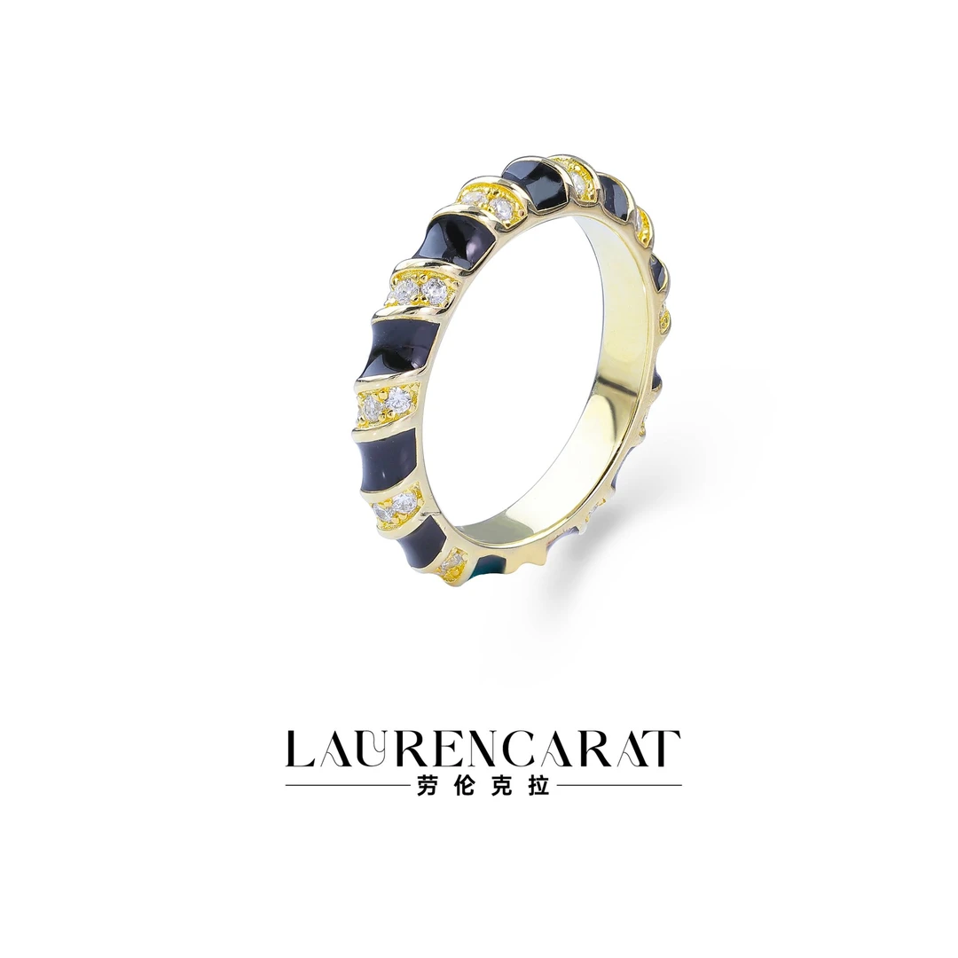 劳伦克拉 合金锆石戒指  碎钻D色八心八箭时尚 戒指（CBJZ458）