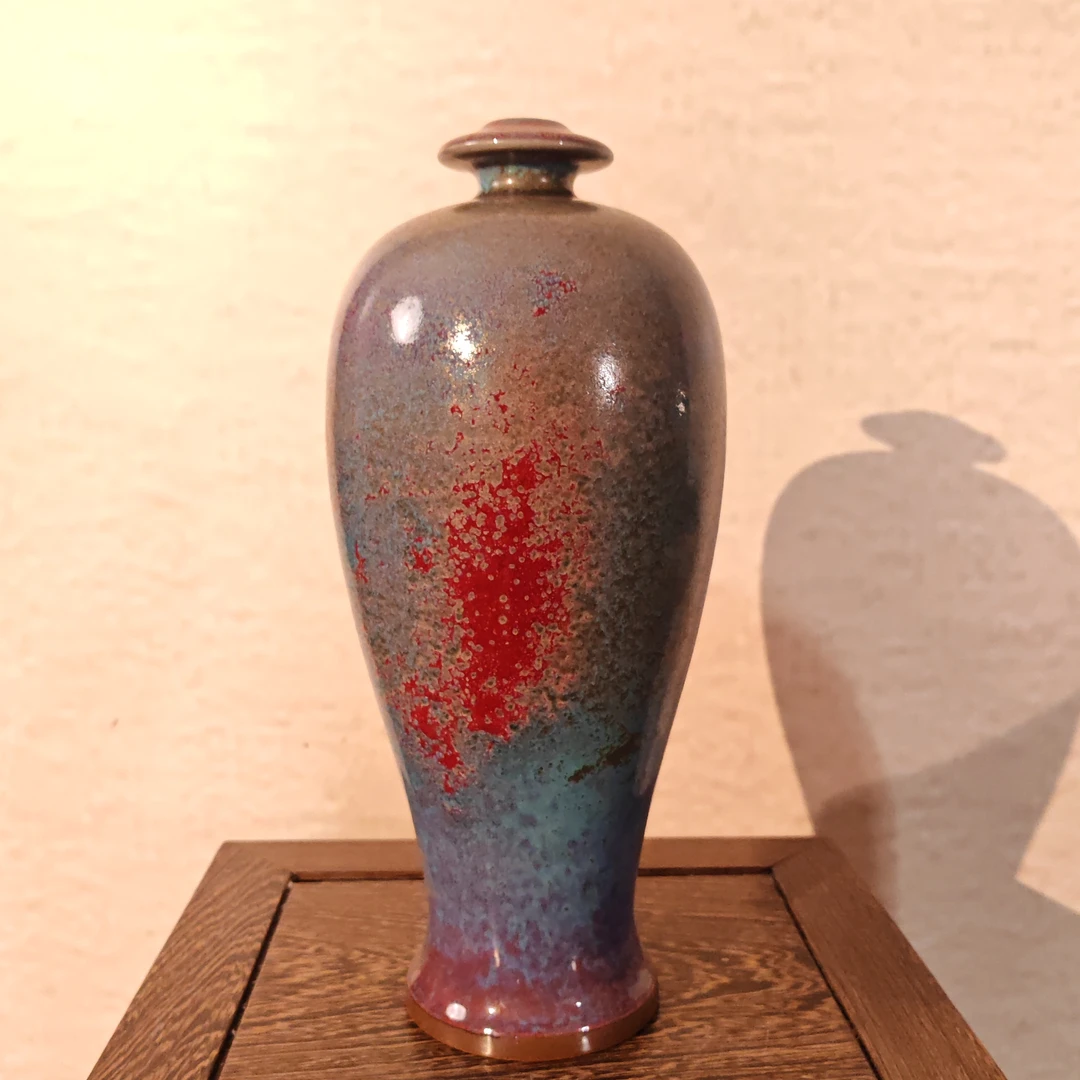 【孔家钧窑甄选】-炉钧梅瓶