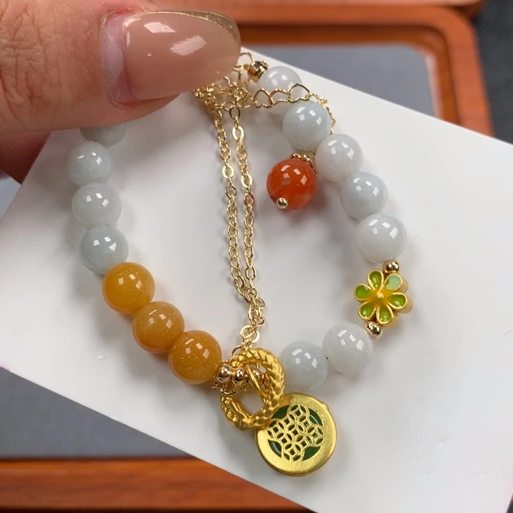 翡翠颈饰未镶嵌手串