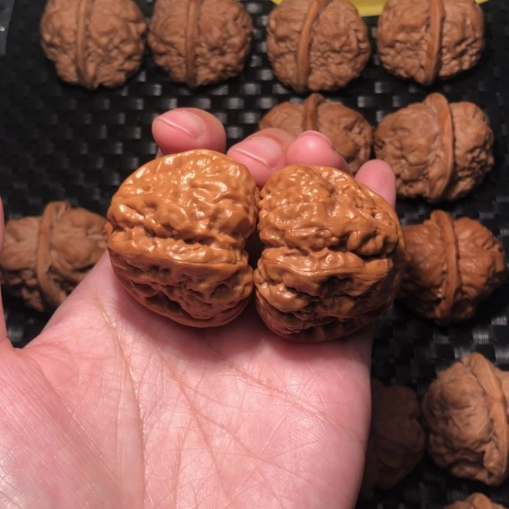 把件文玩核桃四开八腿40