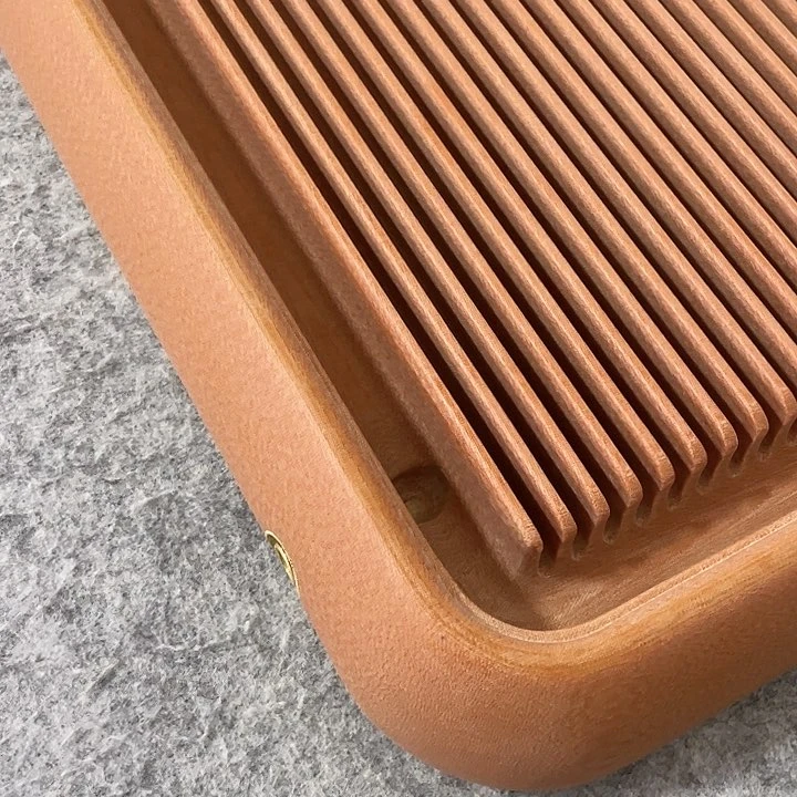 【闪购商品】*️***电木茶盘橙金龙纹80/50/6