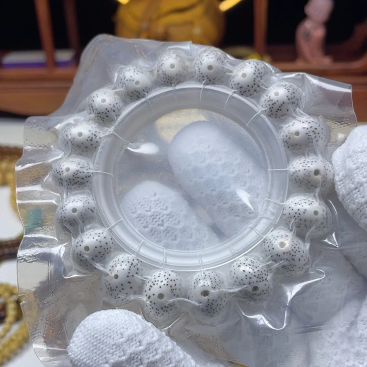 手串星月菩提14.5正月苹果珠脱脂顺白