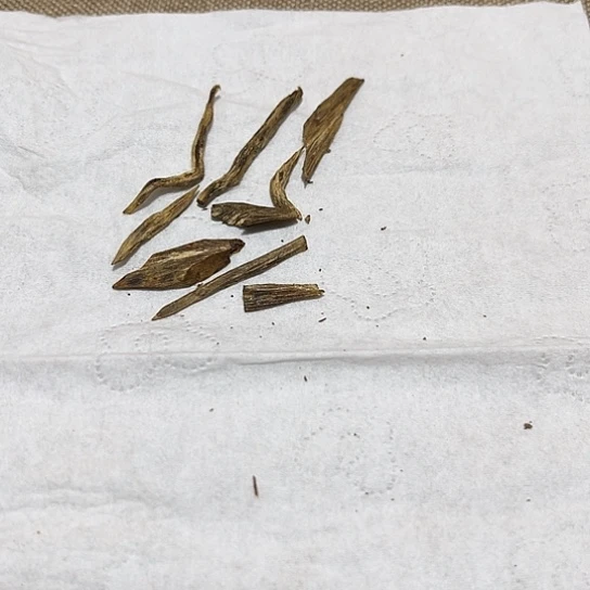 沉香摆件绿棋楠野料树心0.9克，香味外放