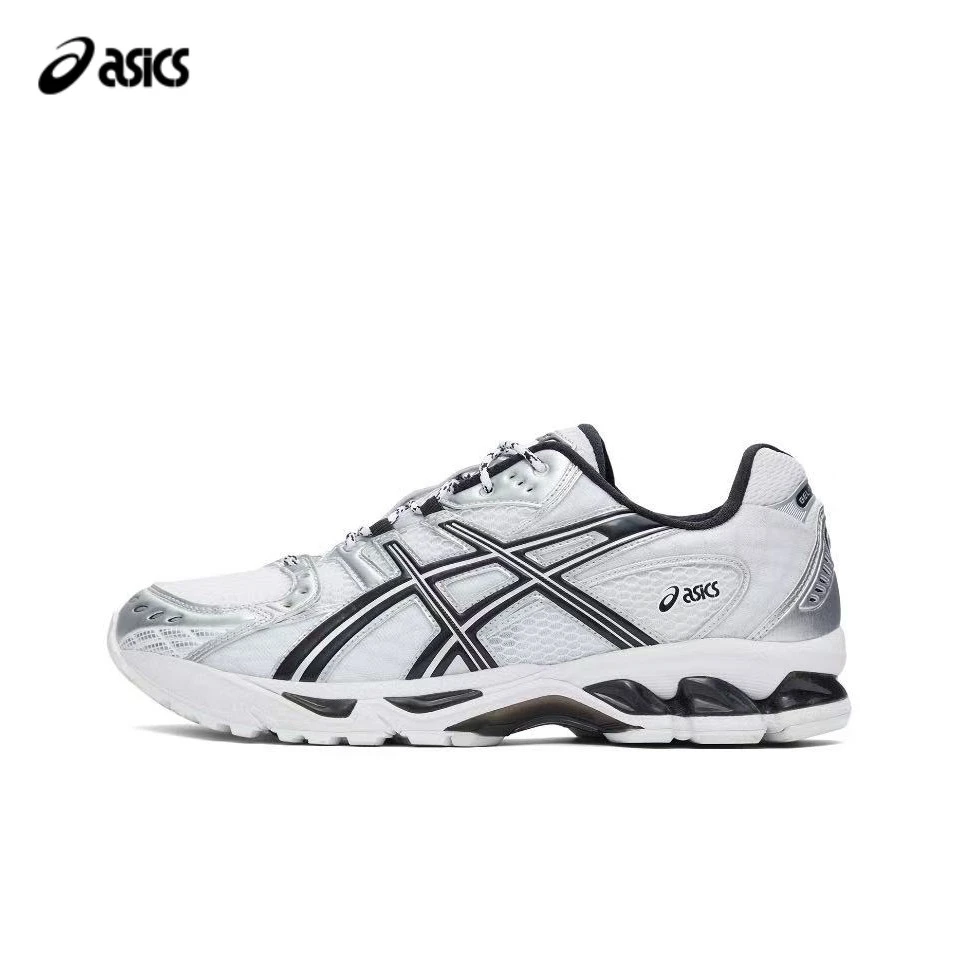 ASICS/亚瑟士GEL-NIMBUS 10.1琥珀流光黑白双生阴阳色跑鞋 白灰色