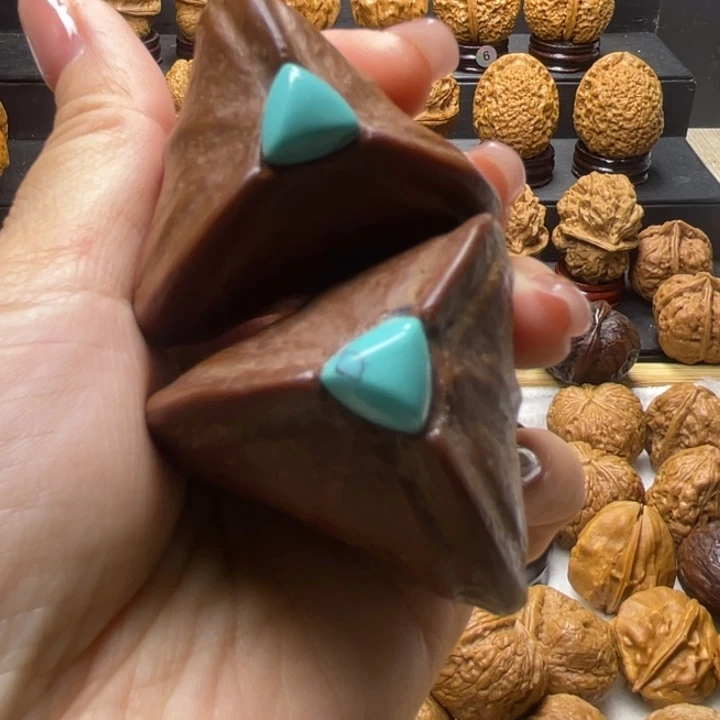 吊坠文玩核桃橄榄核12Y