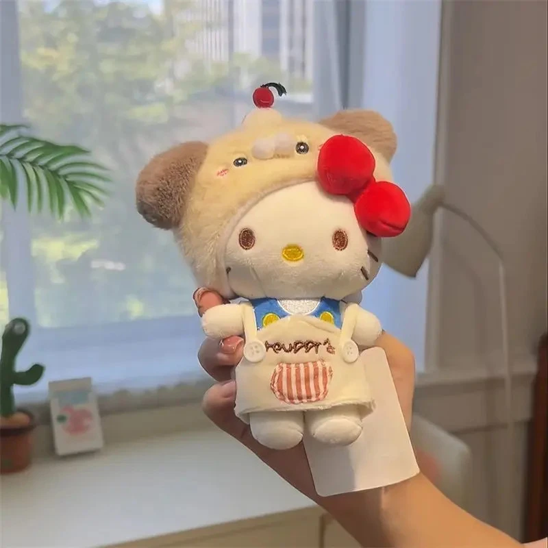 可爱小奶狗头套Kitty包包挂件毛绒公仔玩偶挂饰钥匙扣礼物小玩偶