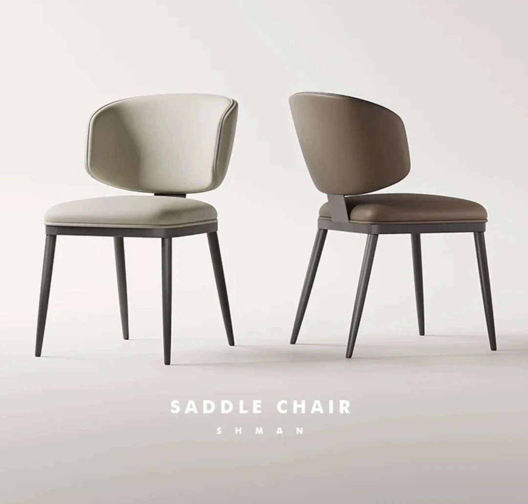 【源头工厂】现代简约意式极简餐椅家用餐厅椅子靠背椅书桌椅喜鹊椅