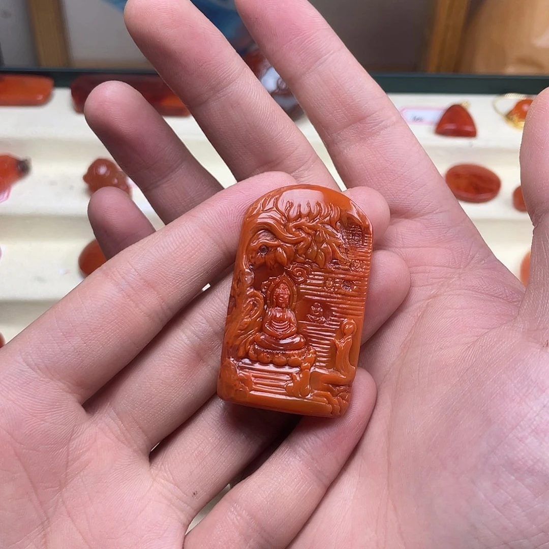 南红玛瑙吊坠未镶嵌?****?南红吊坠