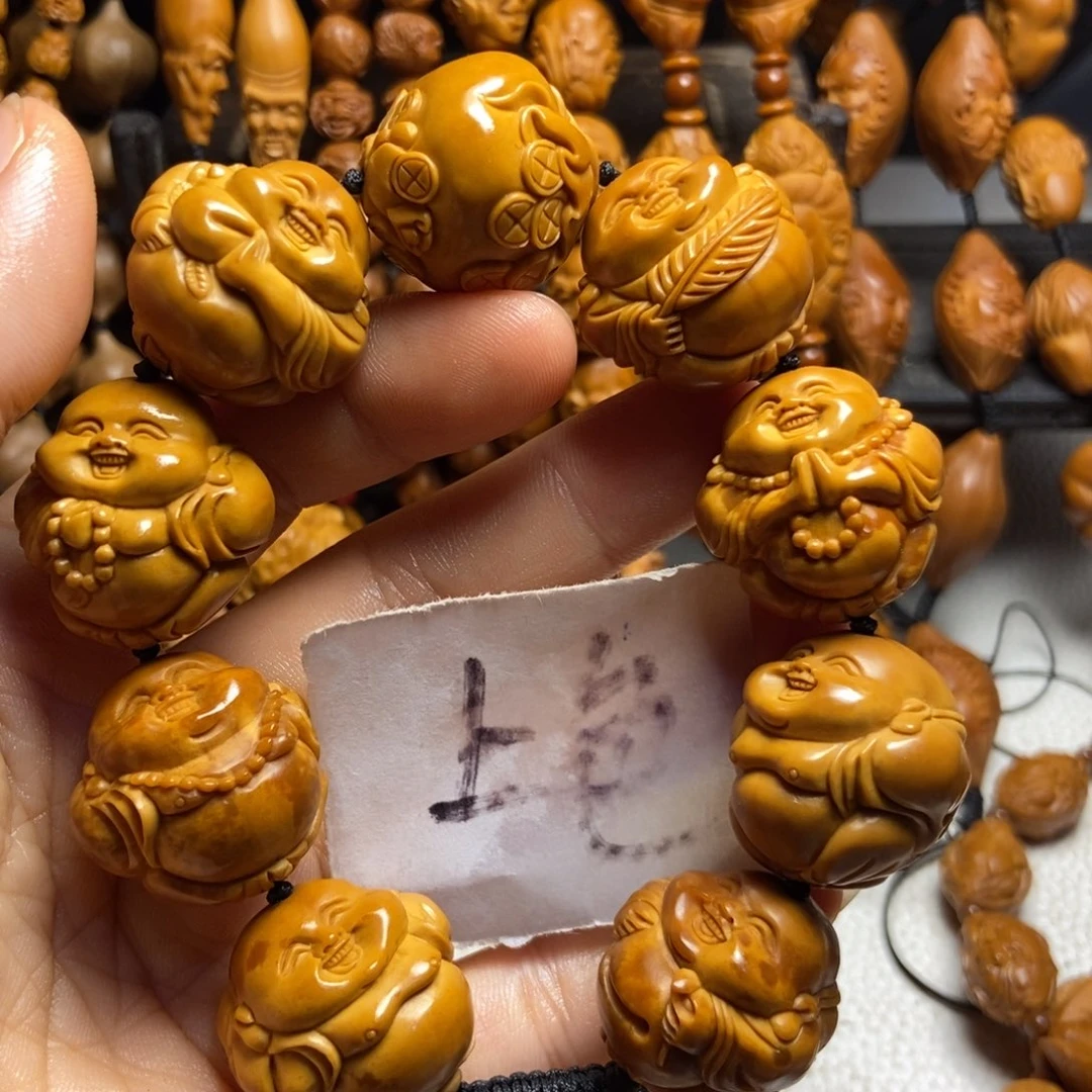 【闪购商品】手串/手链橄榄核暴**虎八大弥勒微花