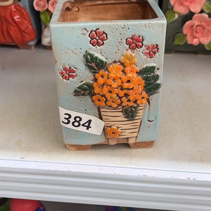 粗陶材质多肉花盆